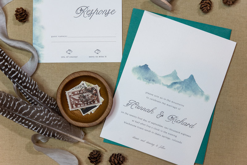Denver Product Photographer - Wedding Invitations - Silver Sparrow Photography