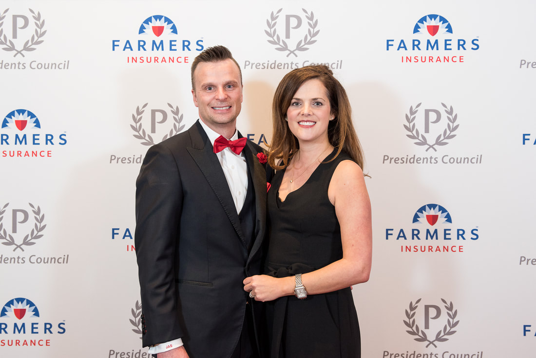 awards dinner - step and repeat - farmers insurance - double tree hotel