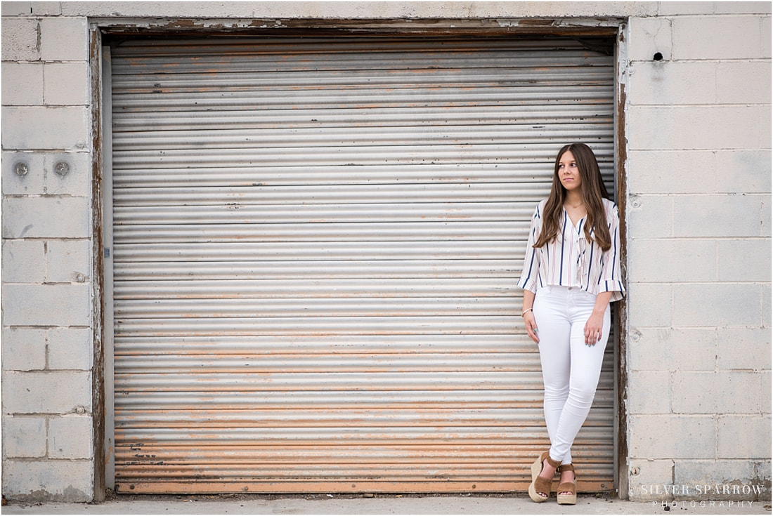 Downtown Littleton Senior Pictures - Silver Sparrow Photography