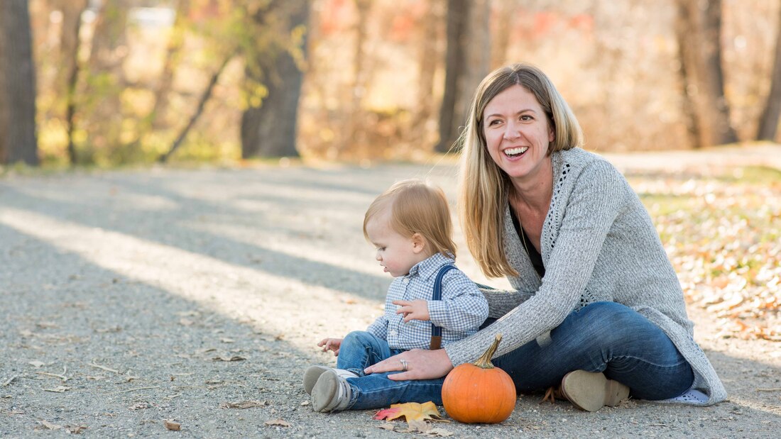 highlands ranch family photographers - fall family pictures - candid